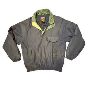 Vintage Hartwell ViaSport Navy Blue Pullover Windbreaker Jacket Size Large